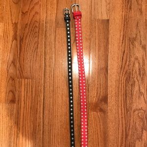 Two Brandy Melville belts